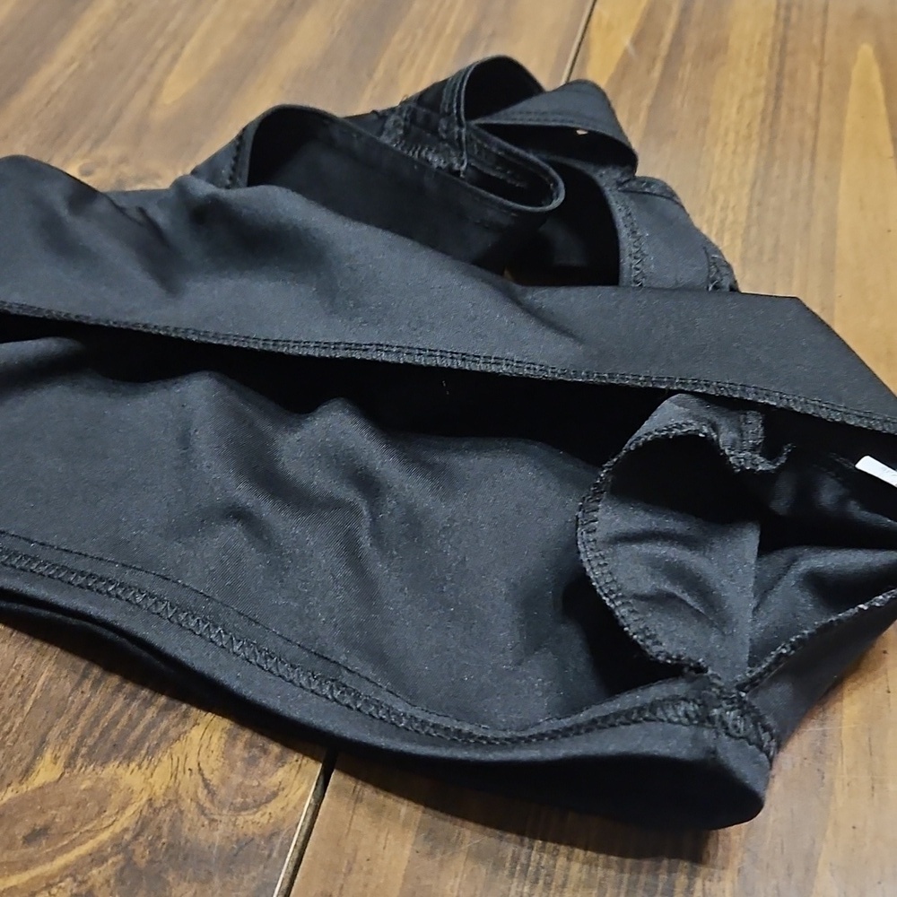 Crisscross Back Black Sports Bralette - Women Intimates - Picture 8 of 8